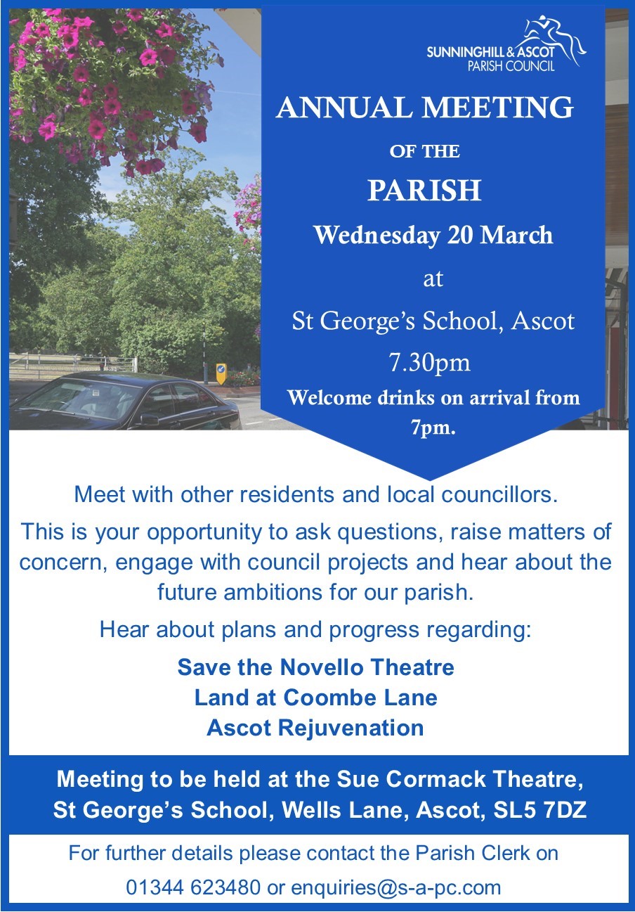 Annual Meeting of the Parish  20 March 2024