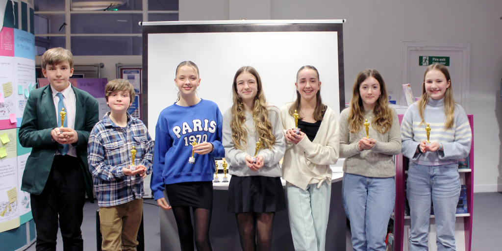 Students with their 'Oscars'